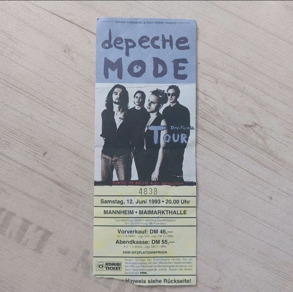 1993/06/12 - Mannheim - Maimarkthalle